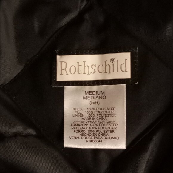 Rothschild Snow Ski Pants Med (5-6) Black Youth Unisex Boy Girl Elastic Ankle - Picture 11 of 15